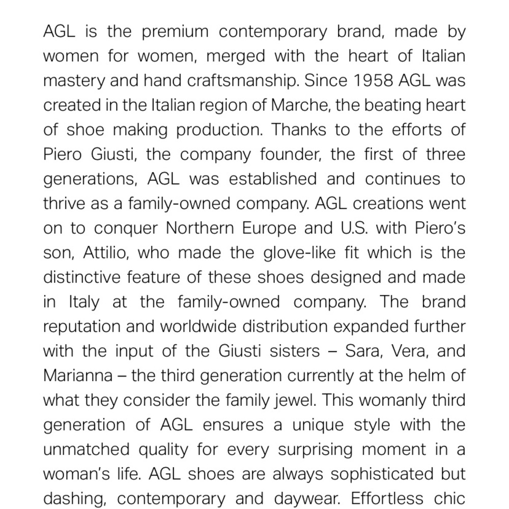 AGL black shoes